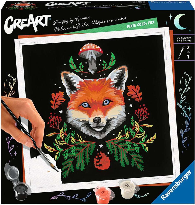 Afbeelding laden in galerijviewer, Ravensburger pixie cold edition fox - schilderen op nummer voor volwassenen