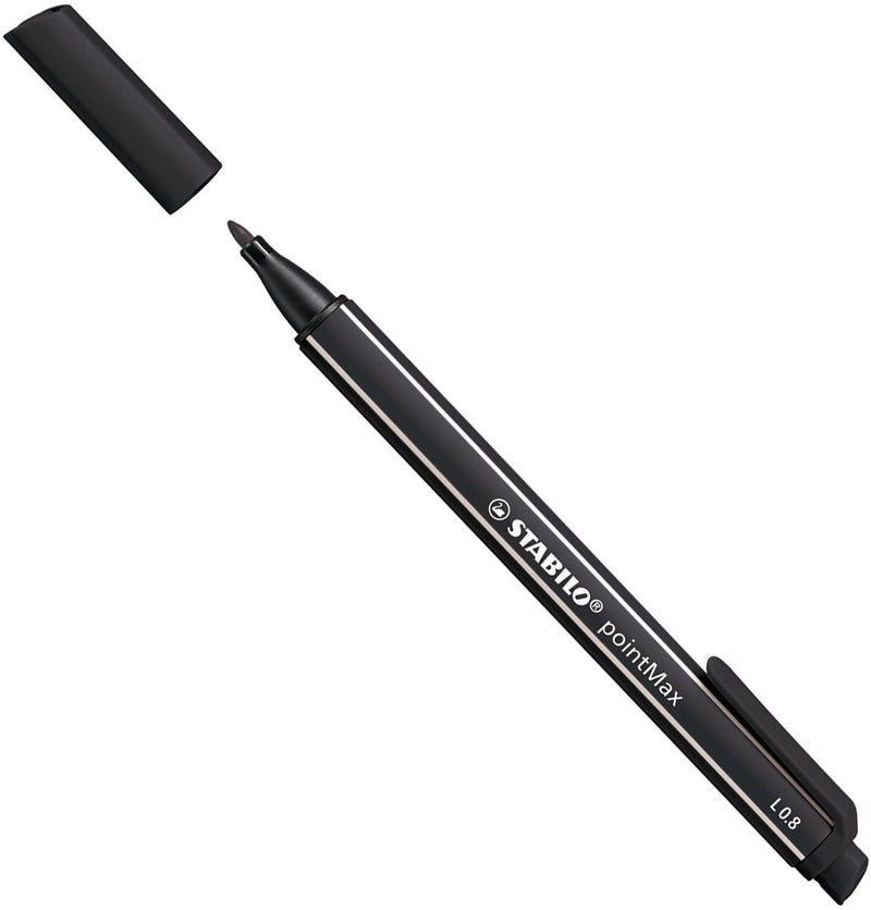 Afbeelding laden in galerijviewer, Stabilo pointmax - hardtip fineliner - zwart (488 46)