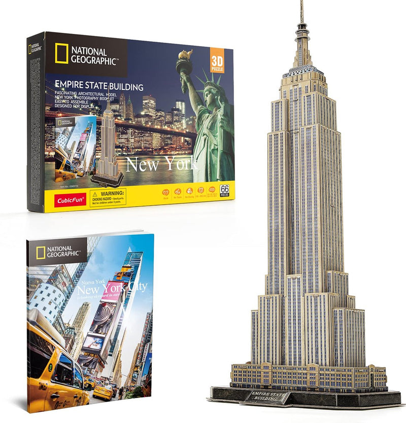Afbeelding laden in galerijviewer, Cubic fun 3d puzzel national geographic empire state building