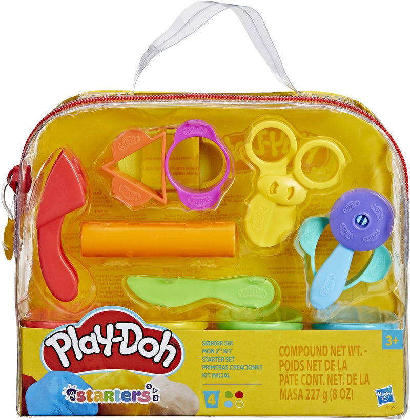 Afbeelding laden in galerijviewer, Play-doh starterset - boetseerklei - inclusief 4 potjes klei