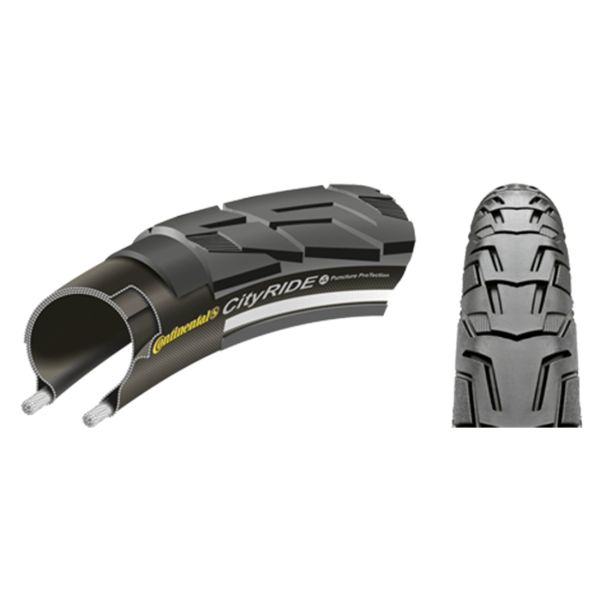 Afbeelding laden in galerijviewer, Continental buitenband ride city breaker 32-622 zwart reflex