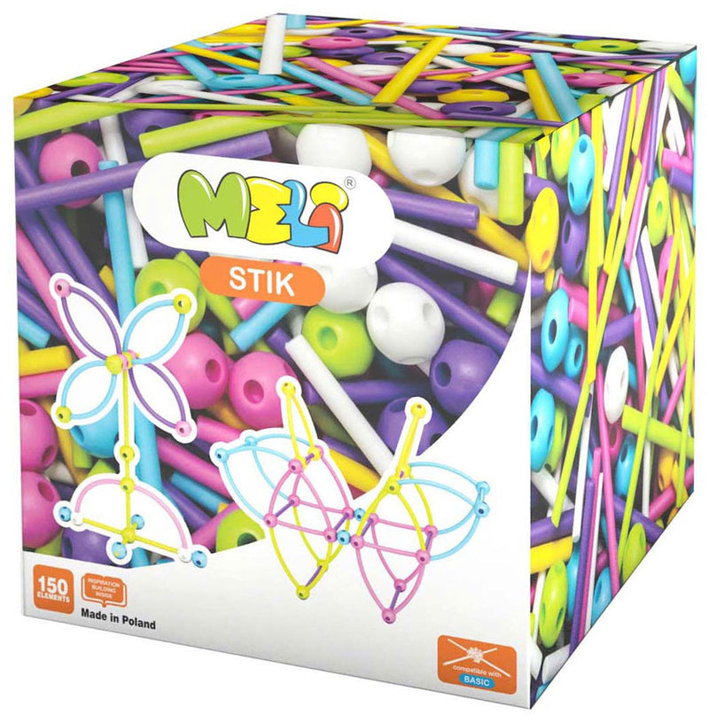 Afbeelding laden in galerijviewer, Meli bouwset roze 150 stuks - creatief constructiespeelgoed voor kinderen.