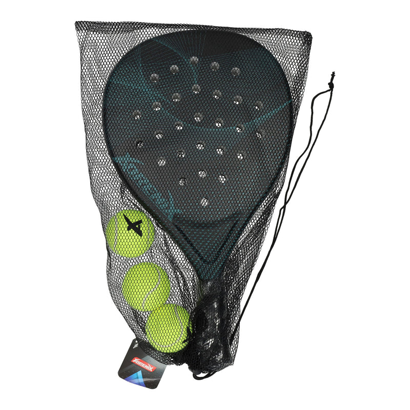 Afbeelding laden in galerijviewer, Adrenix padelset racket met 3 ballen - groen