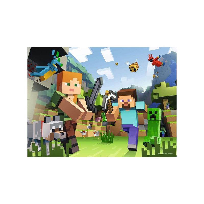 Afbeelding laden in galerijviewer, Ravensburger puzzel minecraft 100 xxl stukjes