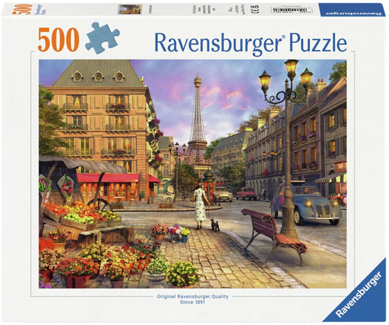 Afbeelding laden in galerijviewer, Ravensburger puzzel wandeling door parijs - legpuzzel - 500 stukjes