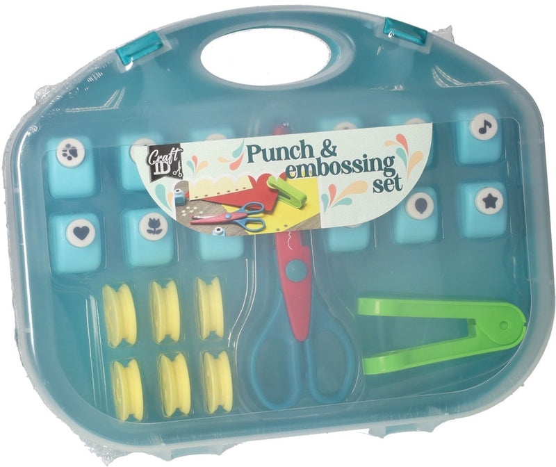 Afbeelding laden in galerijviewer, Creative craft group pons- embossing set incl. schaar