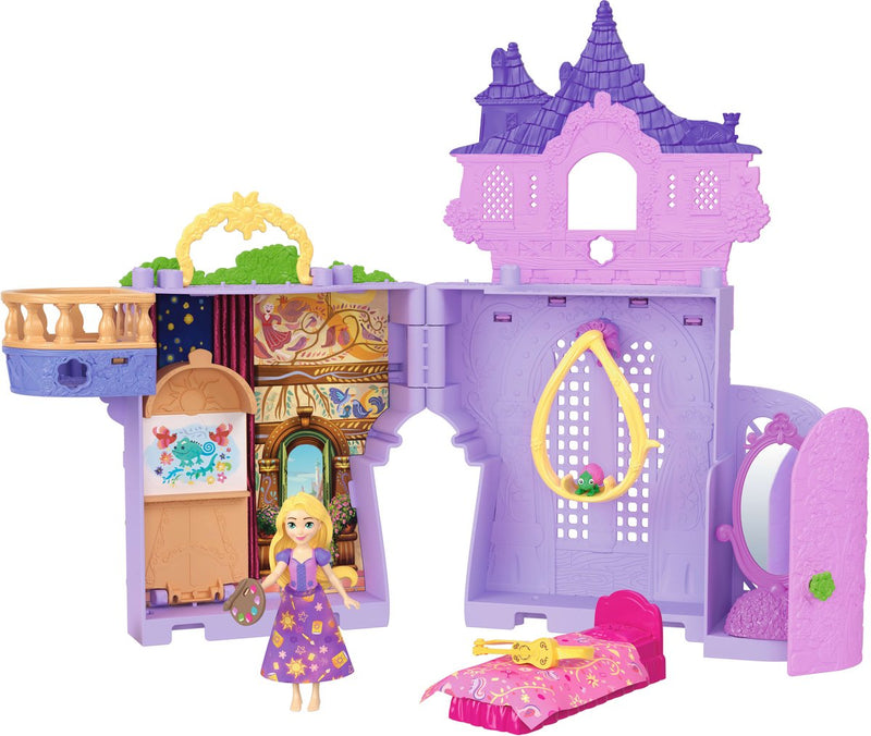 Afbeelding laden in galerijviewer, Mattel disney princess rapunzel stapelkasteel