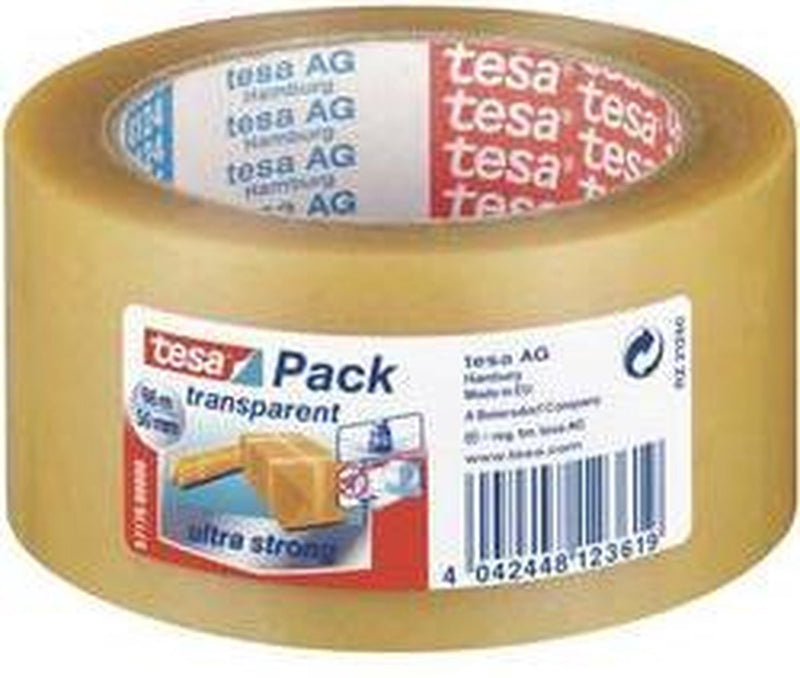 Afbeelding laden in galerijviewer, Tesa verpakkingstape ultra strong transparant
