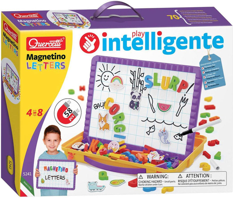 Afbeelding laden in galerijviewer, Quercetti magneetbord letters in opbergkoffer