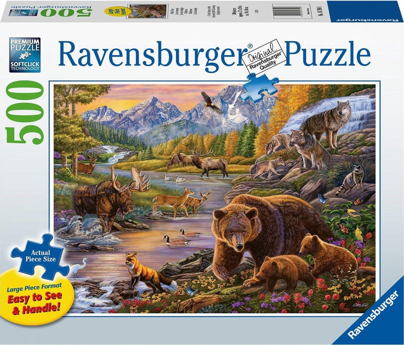 Afbeelding laden in galerijviewer, Ravensburger puzzel wildernis - legpuzzel - 500 stukjes