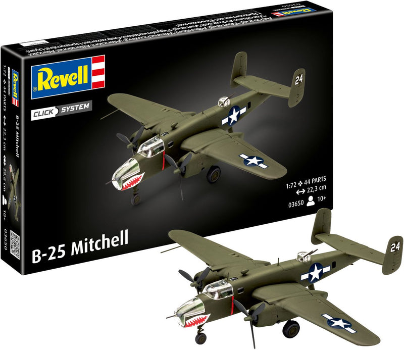 Afbeelding laden in galerijviewer, Revell modelbouwpakket - b-25 mitchell - 44dlg.