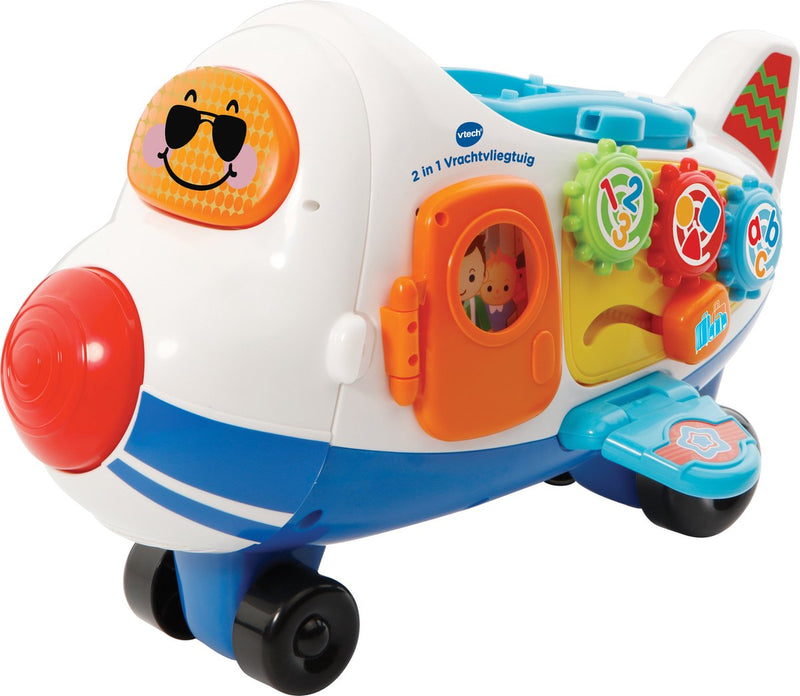 Afbeelding laden in galerijviewer, Vtech toet toet auto's 2in1 vrachtvliegtuig