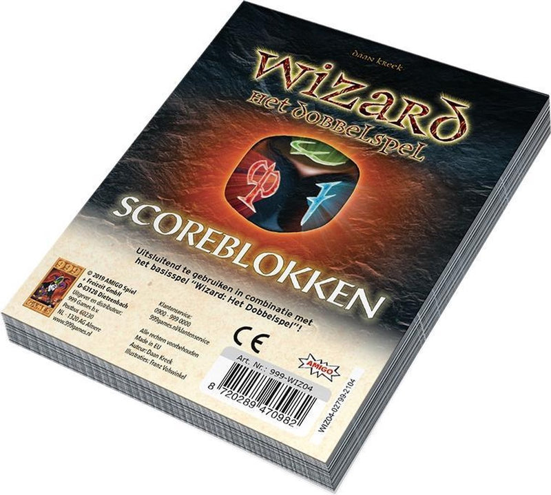 Afbeelding laden in galerijviewer, 999games 999 games wizard dobbelspel - uitbreiding - drie stuks scoreblokken