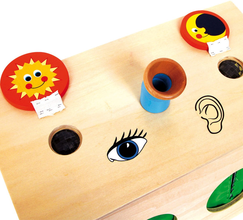 Afbeelding laden in galerijviewer, Small foot - houten voelbox