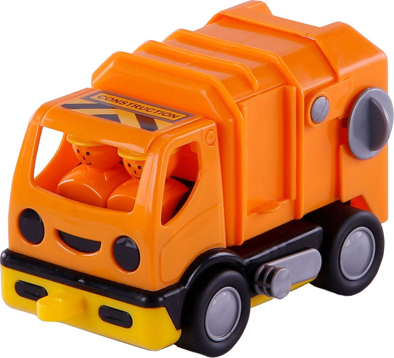 Afbeelding laden in galerijviewer, Cavallino mijn eerste vuilniswagen oranje, 19cm