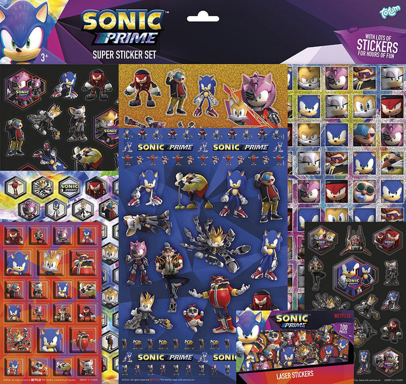 Afbeelding laden in galerijviewer, Totum sonic super stickerset