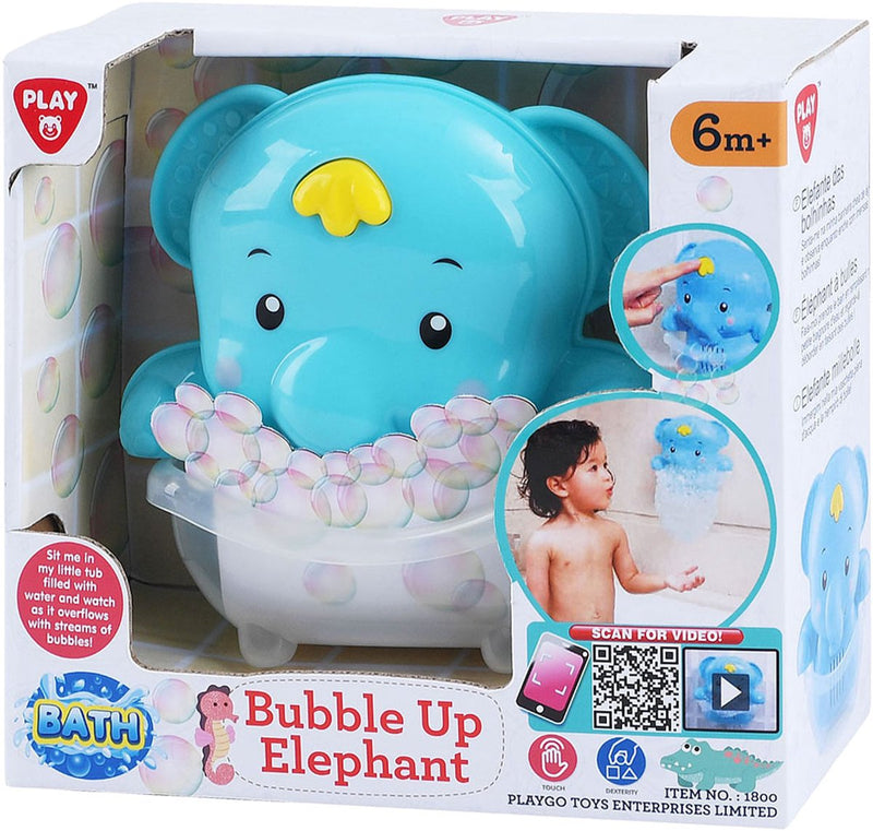 Afbeelding laden in galerijviewer, Playgo play badspeelgoed olifant bubbels badplezier multikleuren.