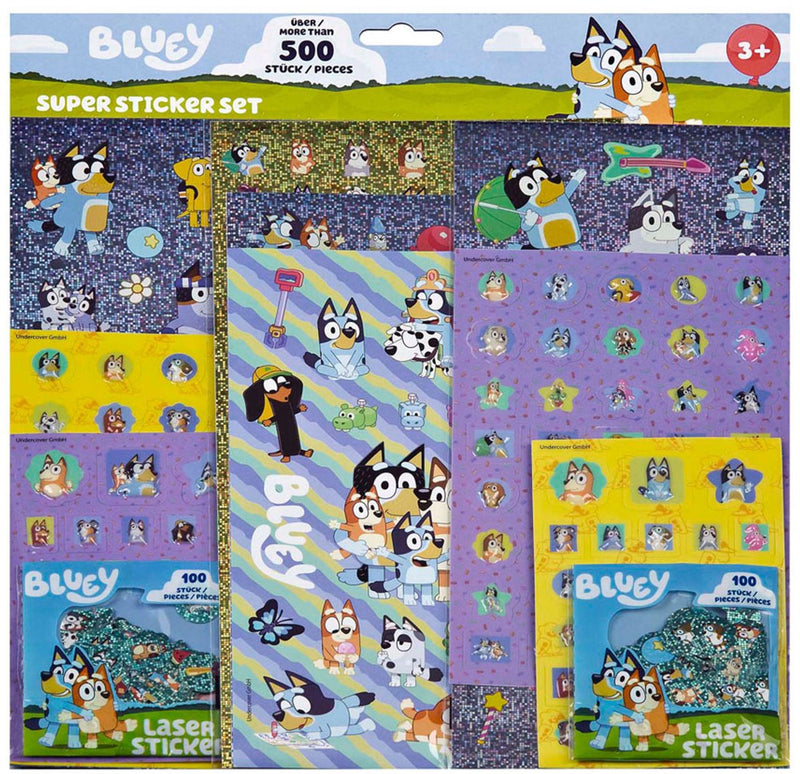 Afbeelding laden in galerijviewer, Bluey super sticker set - 500+st.