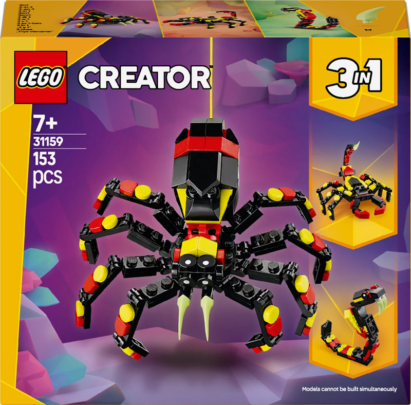 Afbeelding laden in galerijviewer, Lego creator 3in1 wilde dieren: spannende spin - 31159