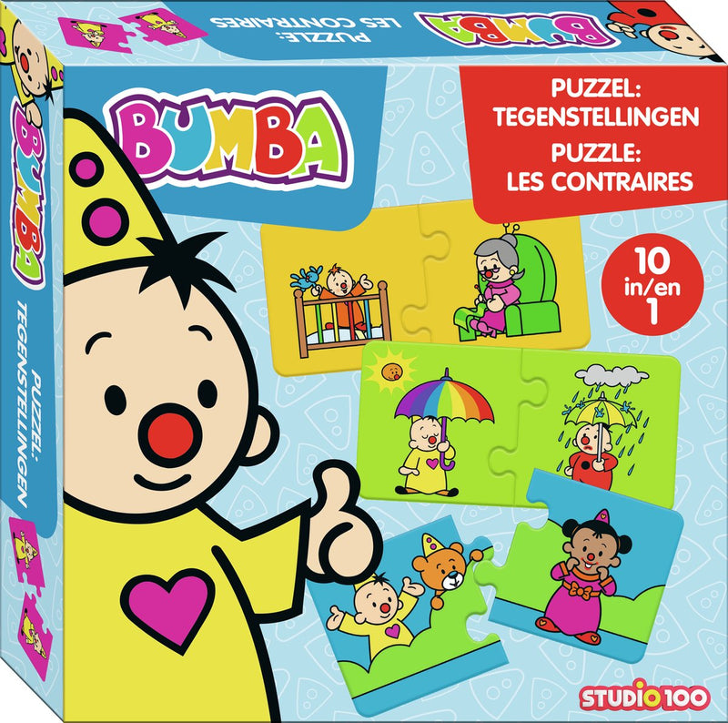 Afbeelding laden in galerijviewer, Bumba puzzel 10 in 1 - tegenstellingen - 10 puzzels van 2 stuks