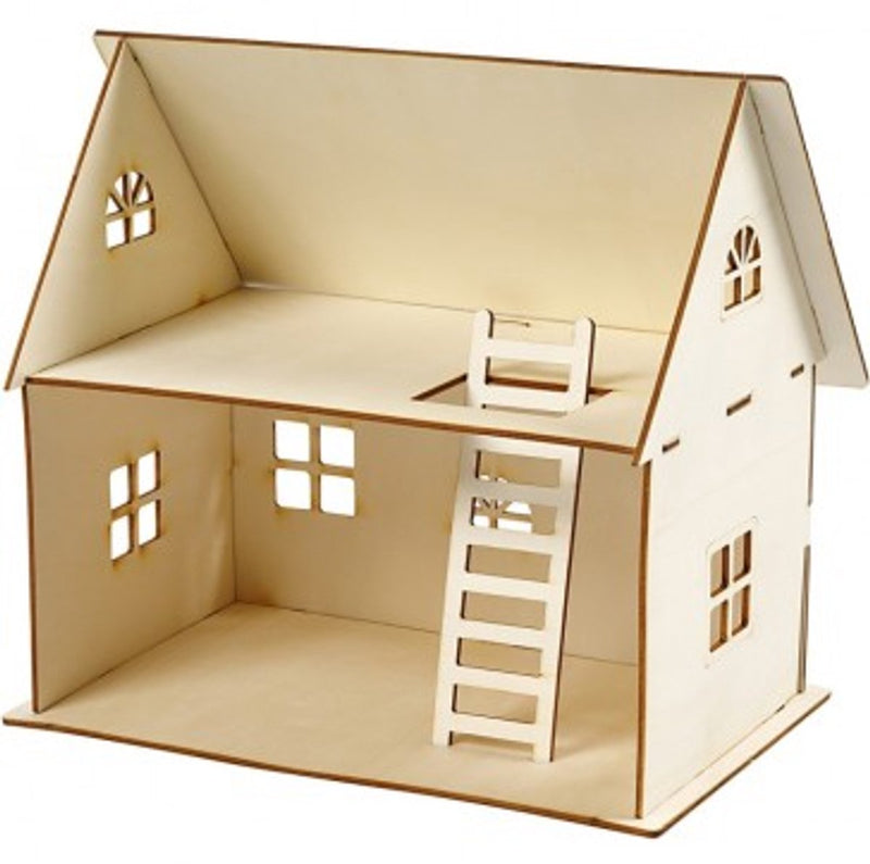 Afbeelding laden in galerijviewer, Creativ company https: www.cchobby.nl diy-poppenhuis-h-25-cm-afm-18x27-cm-1-stuk