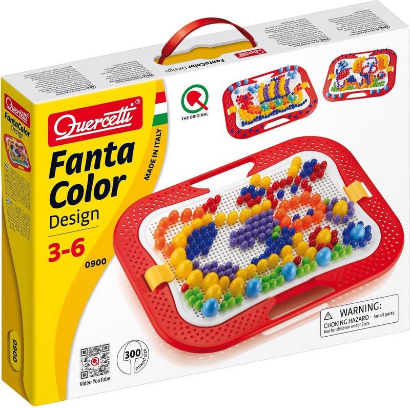 Afbeelding laden in galerijviewer, Quercetti fantacolor design, 300st