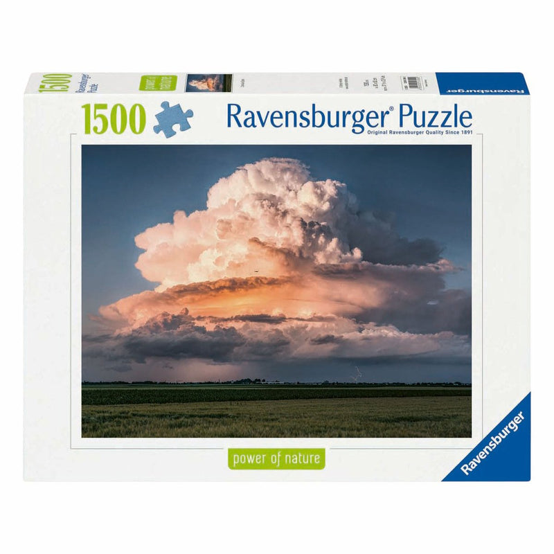 Afbeelding laden in galerijviewer, Ravensburger legpuzzel landschap cumulus epos 1500 stukjes puzzel.
