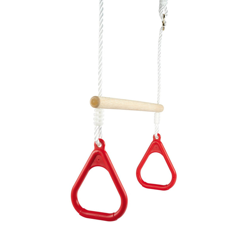 Afbeelding laden in galerijviewer, Simba houten turnringen outdoor set - verstelbare trapeze - eichhorn.
