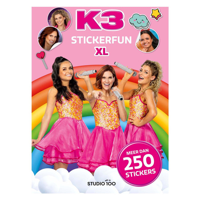 Afbeelding laden in galerijviewer, Studio 100 k3 stickerboek - stickerfun xl