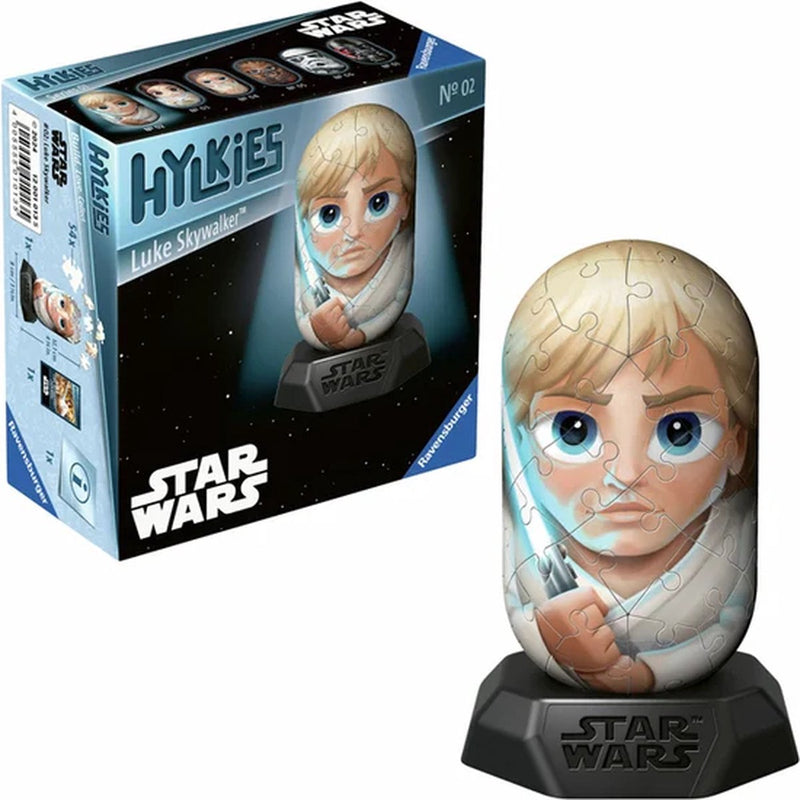 Afbeelding laden in galerijviewer, Ravensburger 3d puzzel hylkies star wars luke skywalker, 54st.