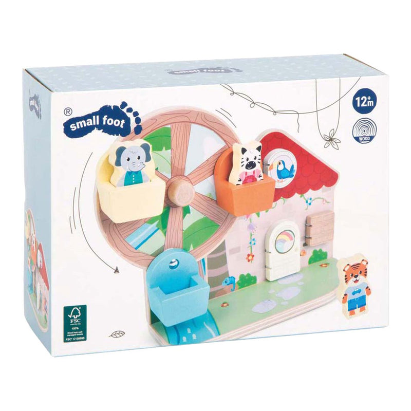 Afbeelding laden in galerijviewer, Small foot - houten reuzenrad fsc jungle friends