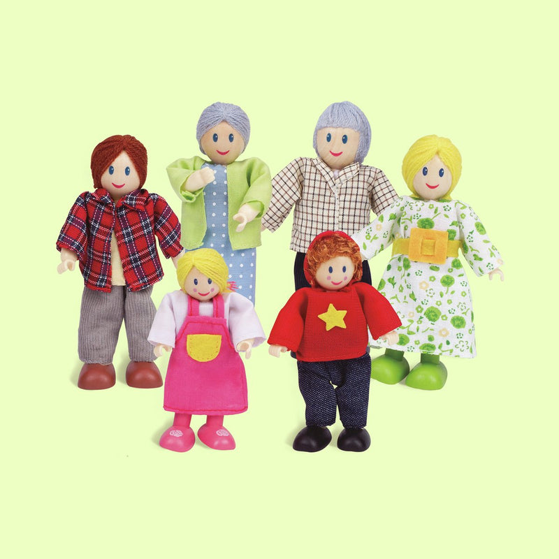Afbeelding laden in galerijviewer, Hape poppenhuis familie