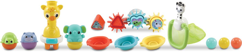 Afbeelding laden in galerijviewer, Vtech baby 6in1 waterpret badset