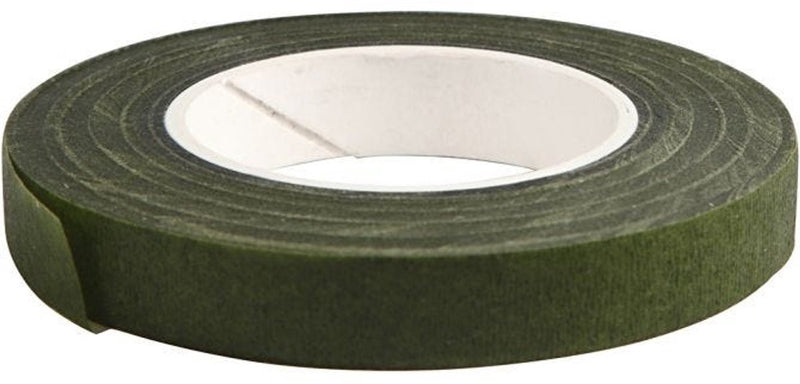 Afbeelding laden in galerijviewer, Creativ company floral tape donkergroen, 7m