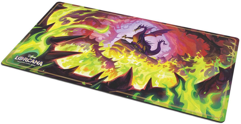 Afbeelding laden in galerijviewer, Disney lorcana tcg: winterspell - playmat dragonfire