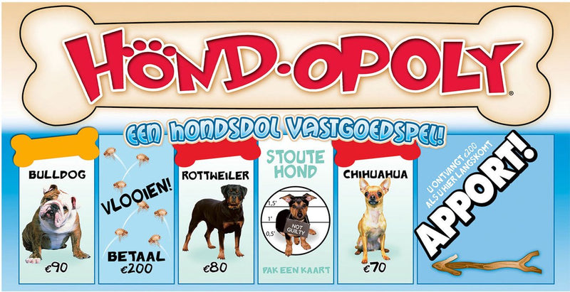 Afbeelding laden in galerijviewer, Opoly hond gezelschapsspel
