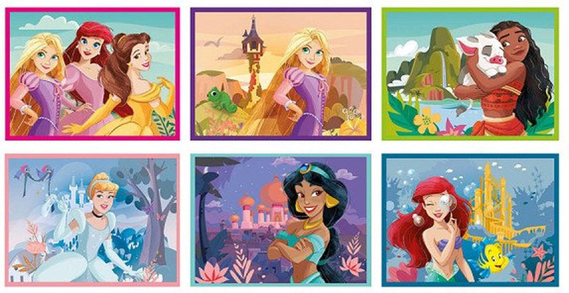 Afbeelding laden in galerijviewer, Clementoni blokpuzzel disney princess, 12st.