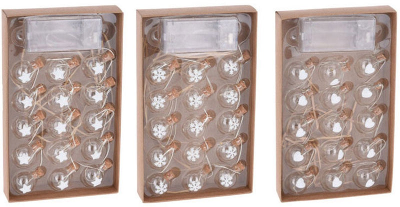 Afbeelding laden in galerijviewer, Koopman draadslinger met 15 kerstballetjes led warm white