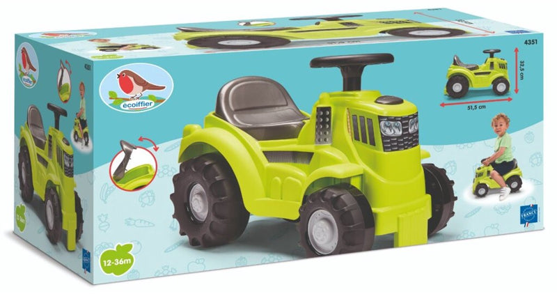 Afbeelding laden in galerijviewer, Écoiffier ecoiffier loopauto tractor groen