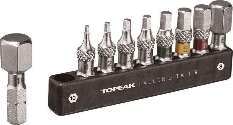 Afbeelding laden in galerijviewer, Topeak Inbus lange bit set Allen BitKit 9