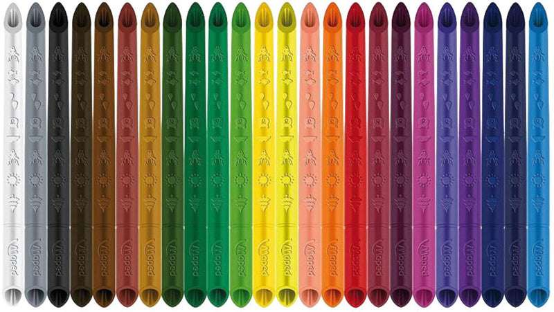Afbeelding laden in galerijviewer, Quantore kleurpotlood maped color peps infinity set 24 kleuren
