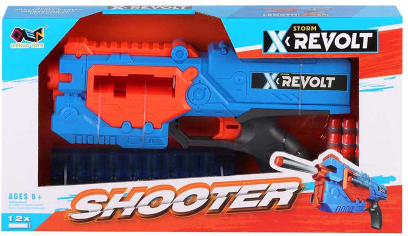Afbeelding laden in galerijviewer, Lobbes speelgoed bv shooter x revolt - met 12 zachte pijlen