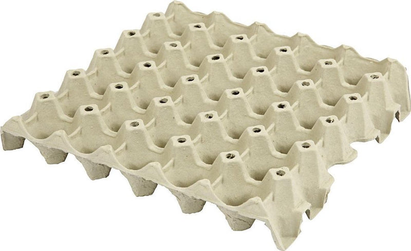 Afbeelding laden in galerijviewer, Creativ company eiertray karton knutsel 29x29cm 20 stuks grijs.