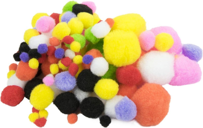 Afbeelding laden in galerijviewer, Gekleurde pompons, 100st.