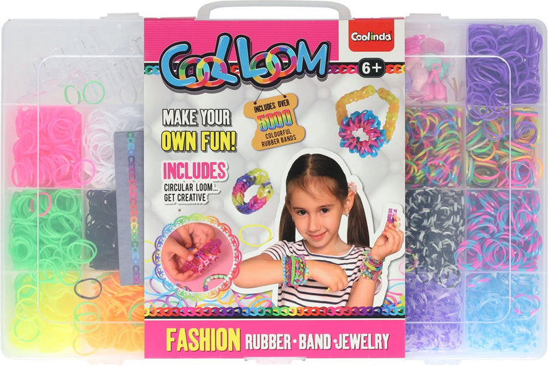 Afbeelding laden in galerijviewer, Paulinda loom opbergbox creatief speelgoed 5000dlg kleurrijke loombandjes.