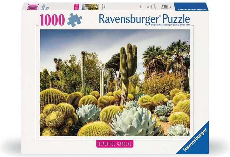 Afbeelding laden in galerijviewer, Ravensburger legpuzzel huntington desert garden 1000 stukjes landschap.