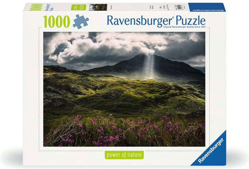 Afbeelding laden in galerijviewer, Ravensburger legpuzzel mysteriose berge, 1000st.