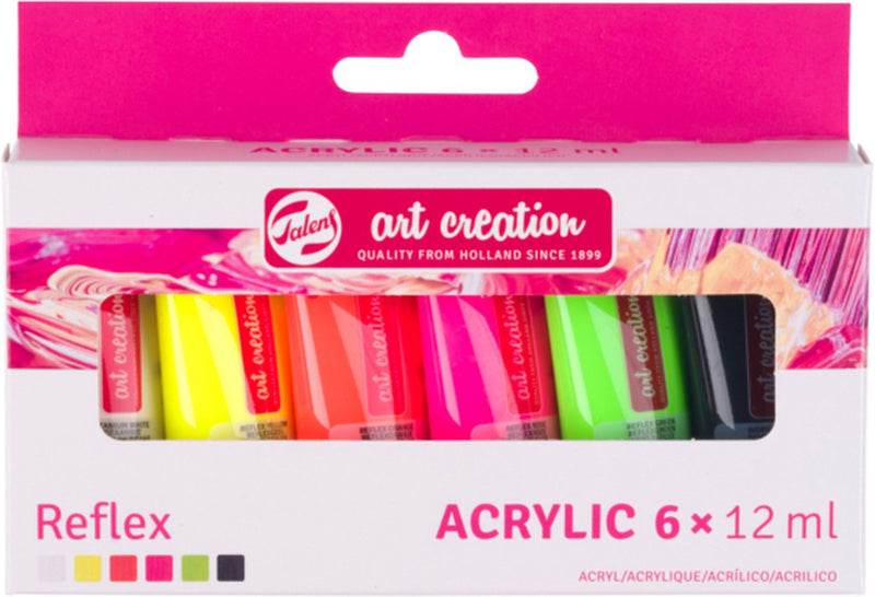 Afbeelding laden in galerijviewer, Talens art creation acrylverf set reflex | 6 x 12 ml