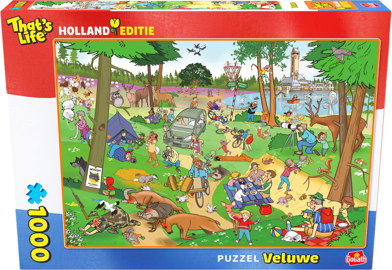Afbeelding laden in galerijviewer, Goliath games goliath that's life hollandse editie: de veluwe legpuzzel - 1000st.
