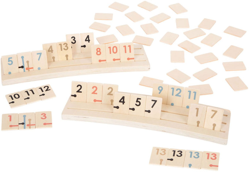 Afbeelding laden in galerijviewer, Small foot - houten rummy spel